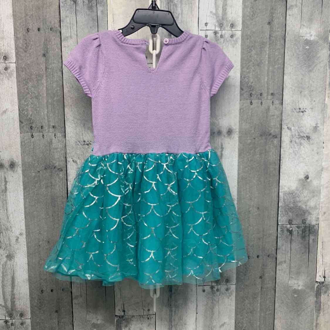 Size 3T Purple/Green Disney Dress