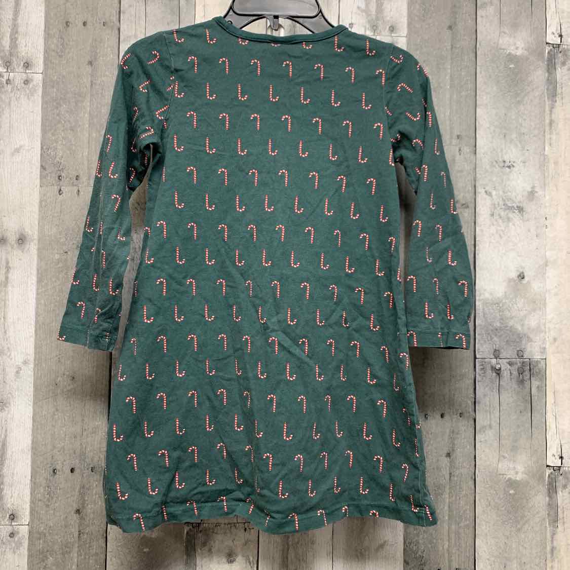 Size 6/7 Green Hanna Andersson LS Dress