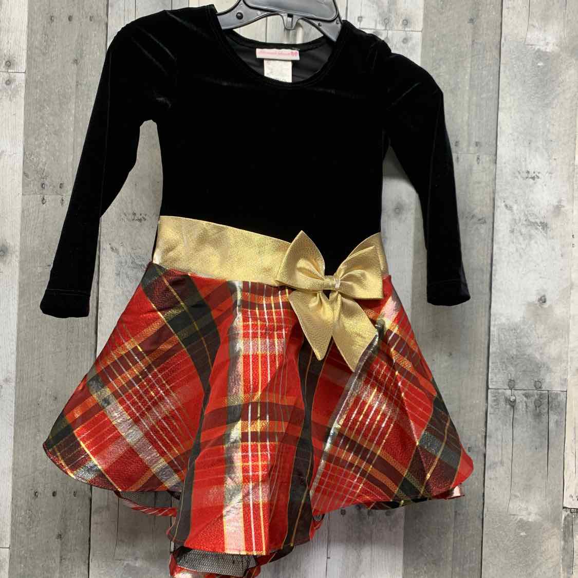 Size 4 Black/Red Bonnie Jean/Baby Dress - Party