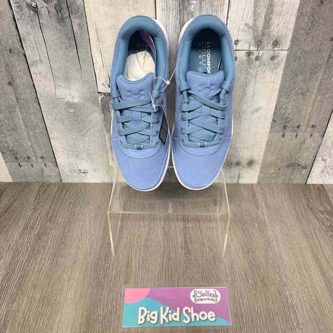 Size 4.5 Blue/White Sport Brand Sneakers