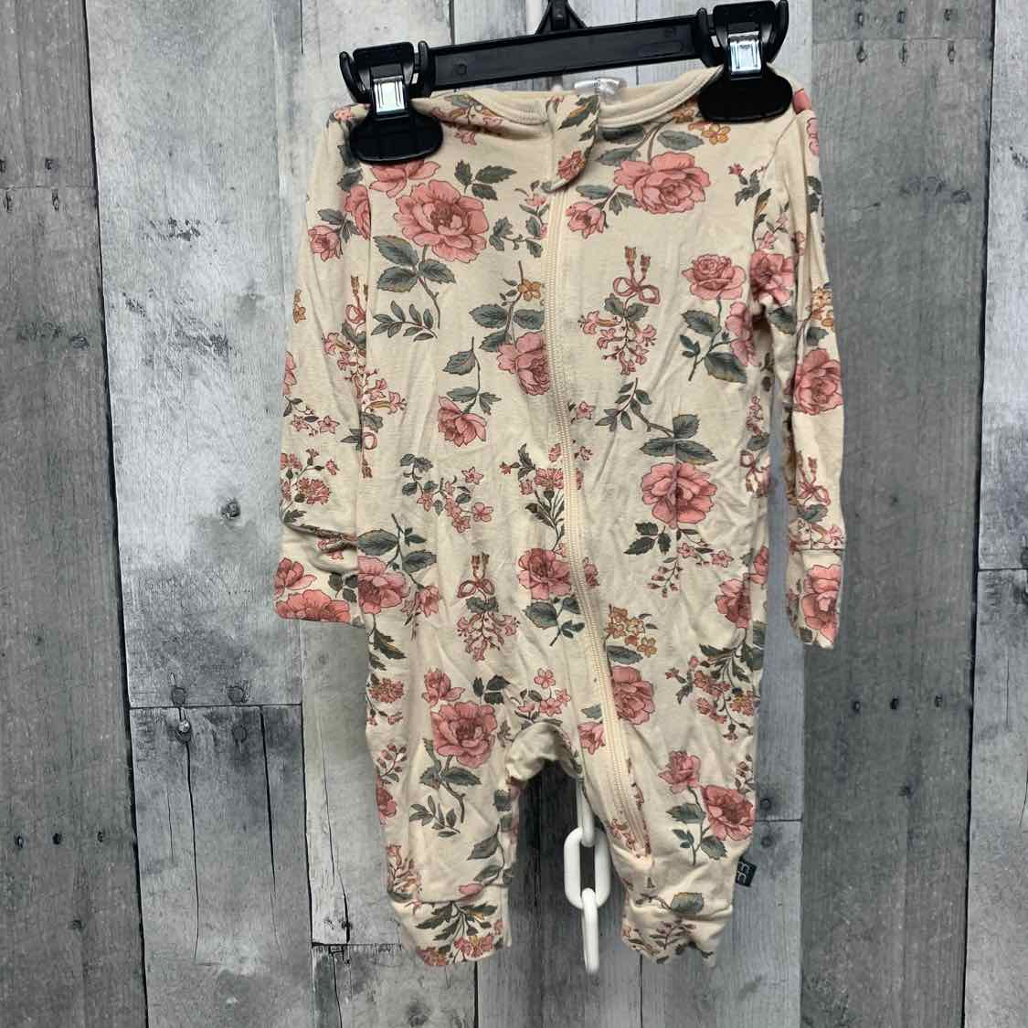 Size 0-3 Months Tan/Pink Modern Moments by Gerber Romper
