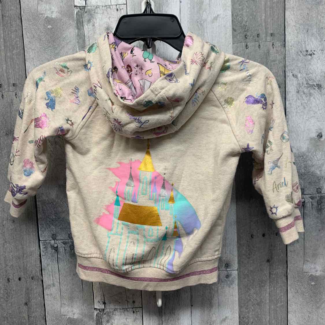 Size 4 Tan Graphic Disney Light Jacket