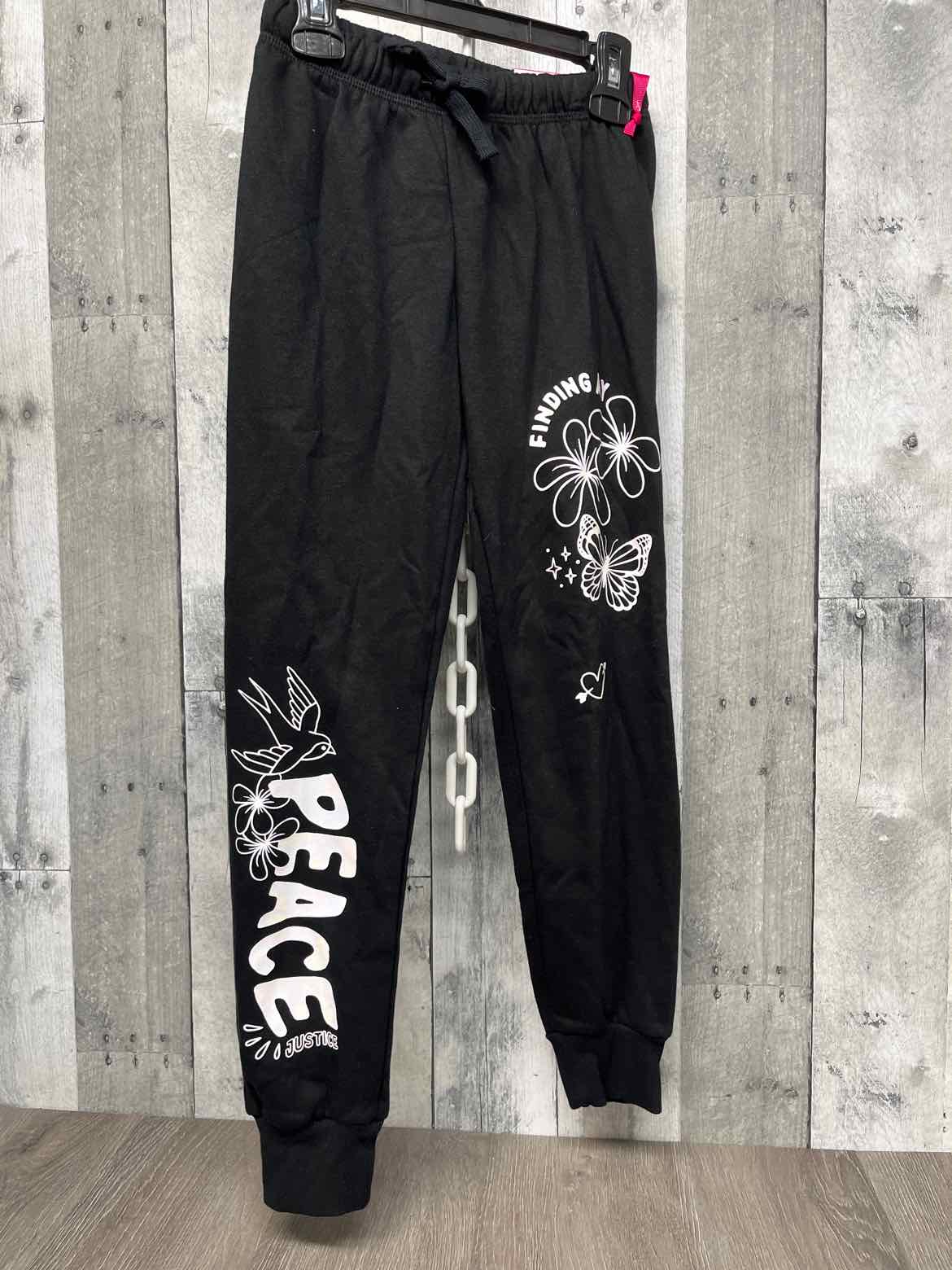 Size 7/8 Black Justice Athletic Pants