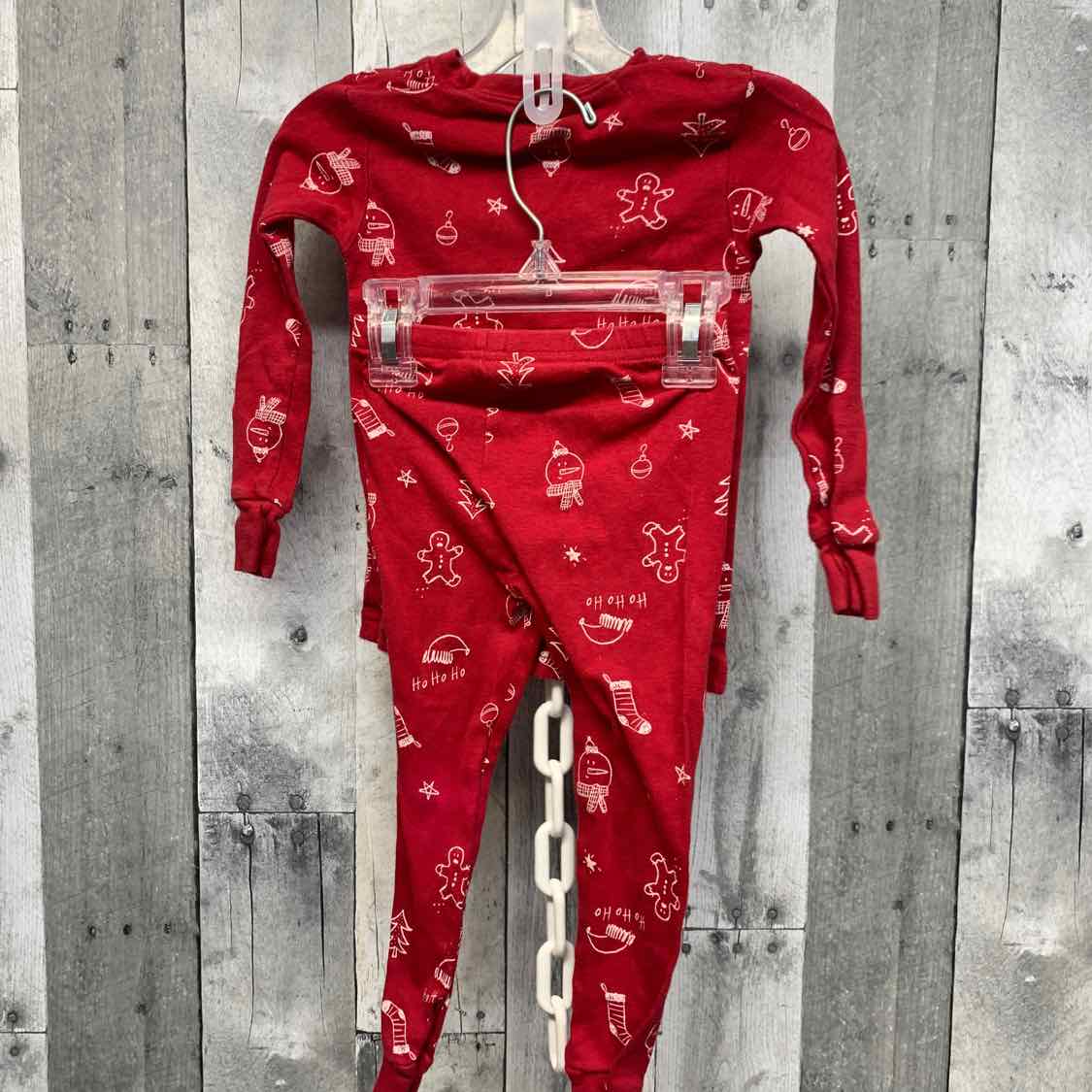 Size 24 Months Red/White Carter's 2pc PJs