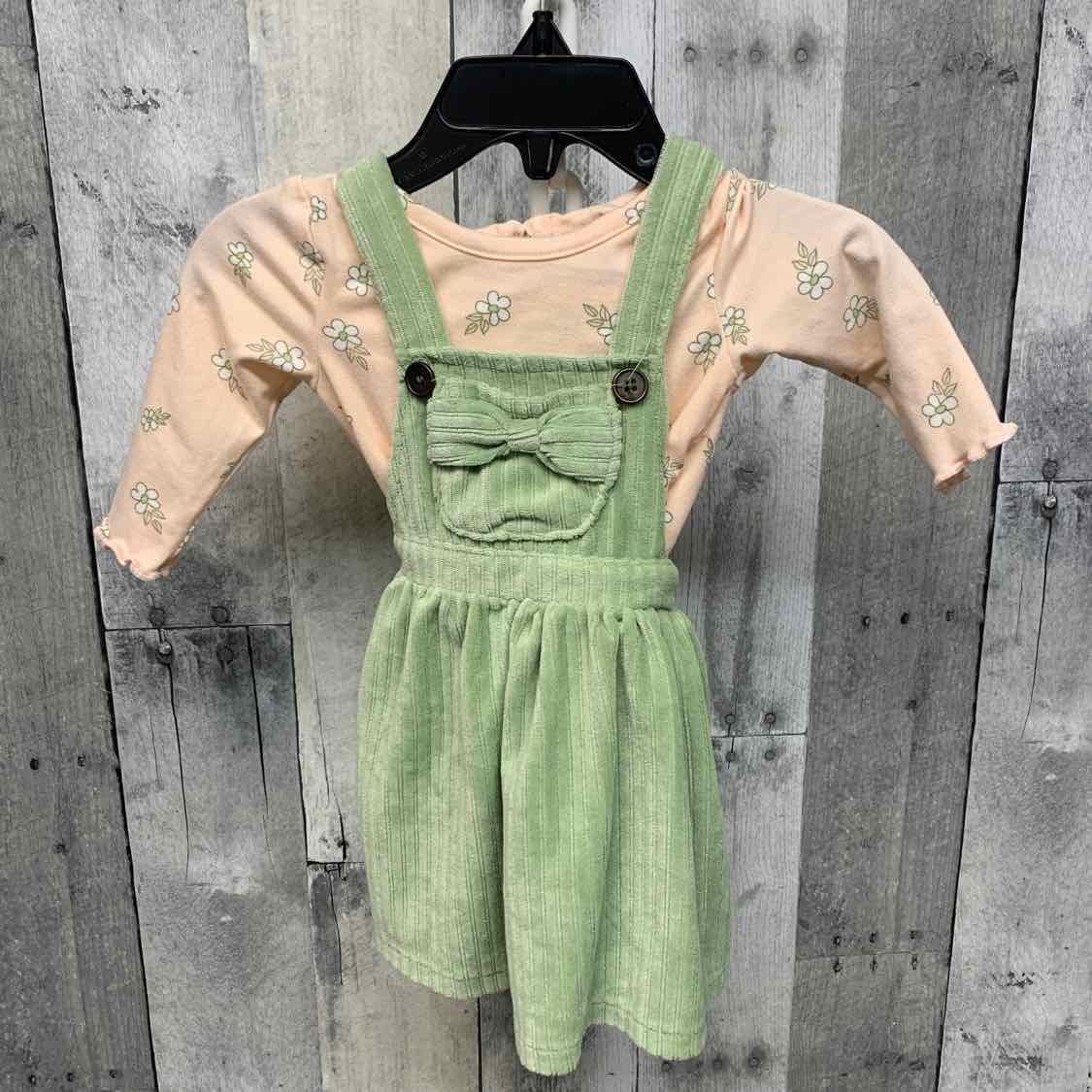 Size 3 Months Pink/Green B Brand Shirt/Jumper