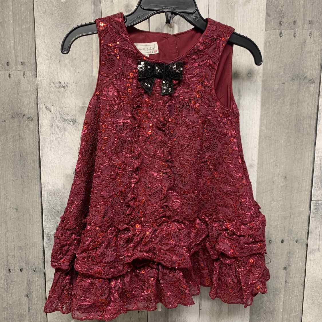 Size 2T Red/Black Pippa & Julie Dress - Party