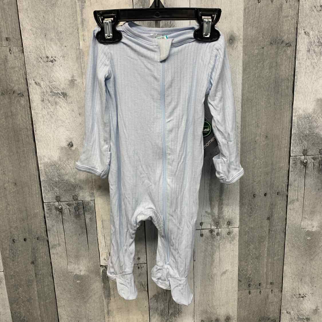 Size 0-3 Months Blue Modern Moments by Gerber Footy PJs