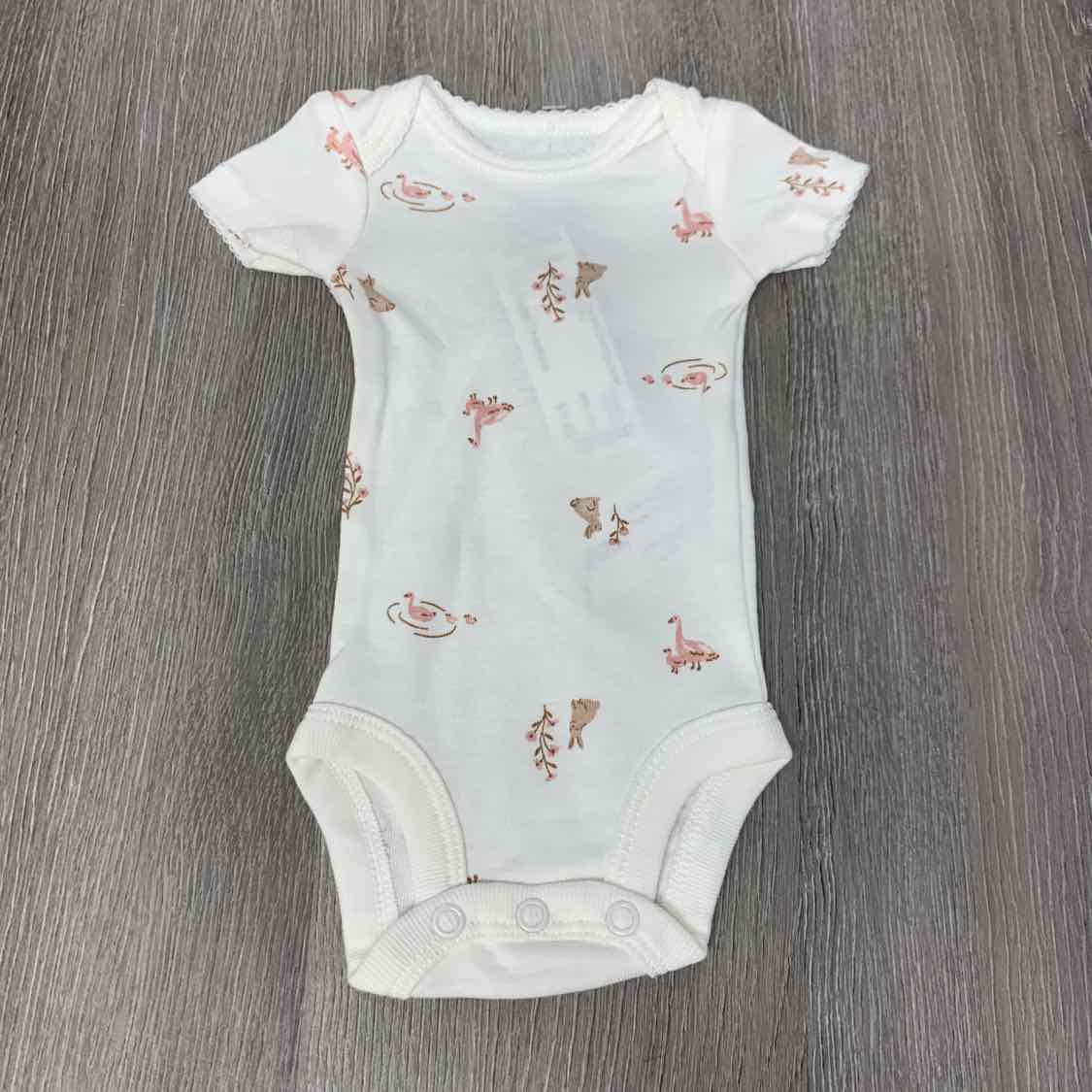 Size Preemie White Print Child of Mine Bodysuit
