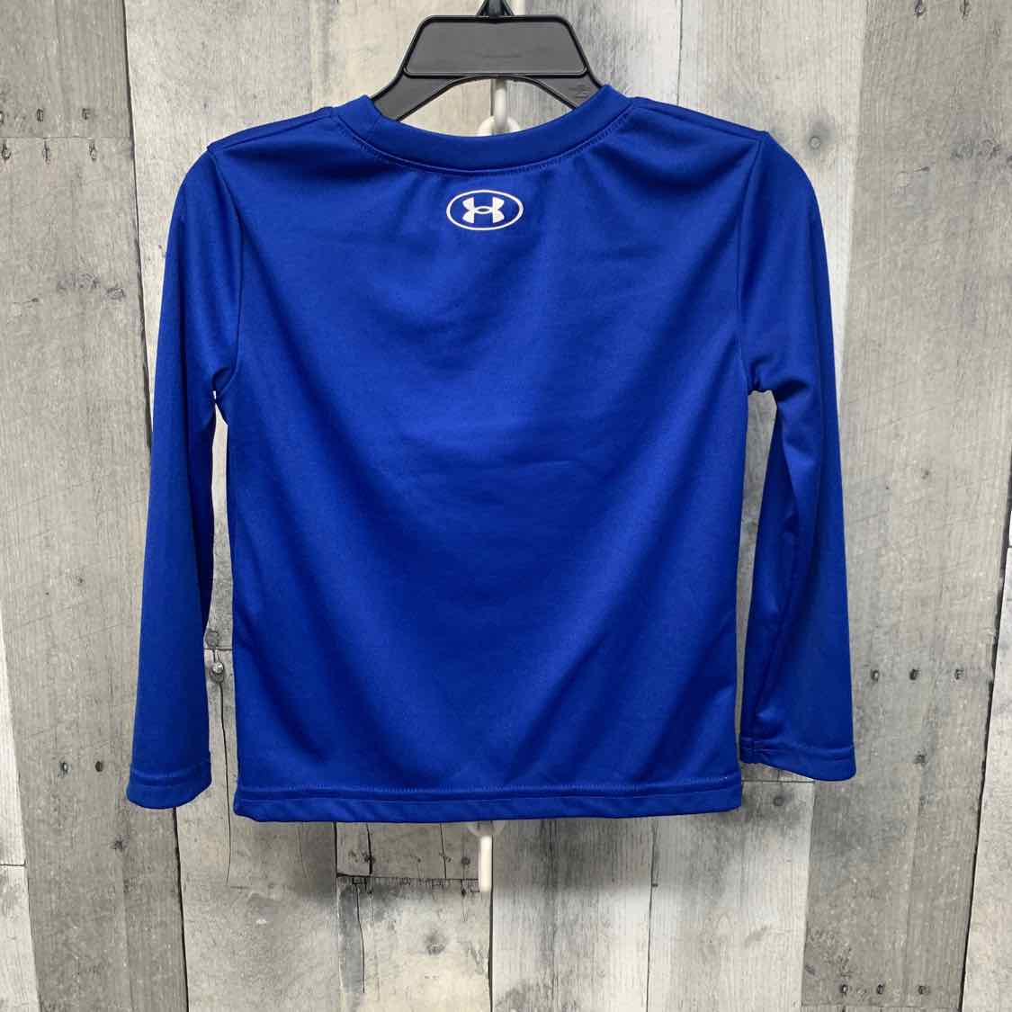 Size 2T Blue/White Sport Brand Long Sleeve Shirt