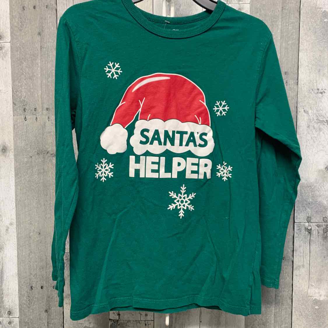 Size 10/12 Green/Red Children's Place Long Sleeve Shirt