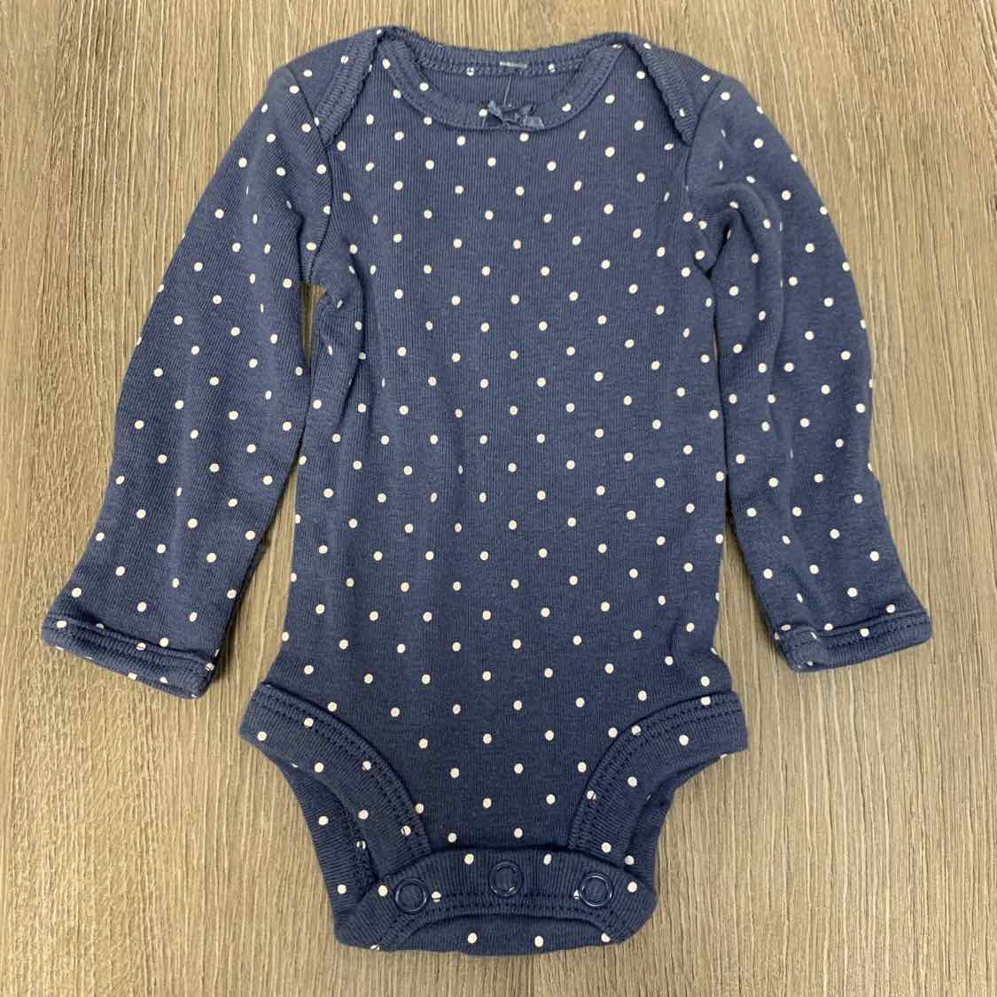 Size Preemie Blue Print Carter's Bodysuit