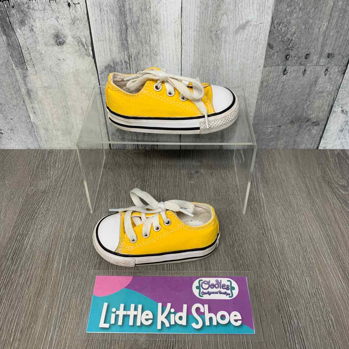 Size 4 Yellow Converse Sneakers - OodlesCB
