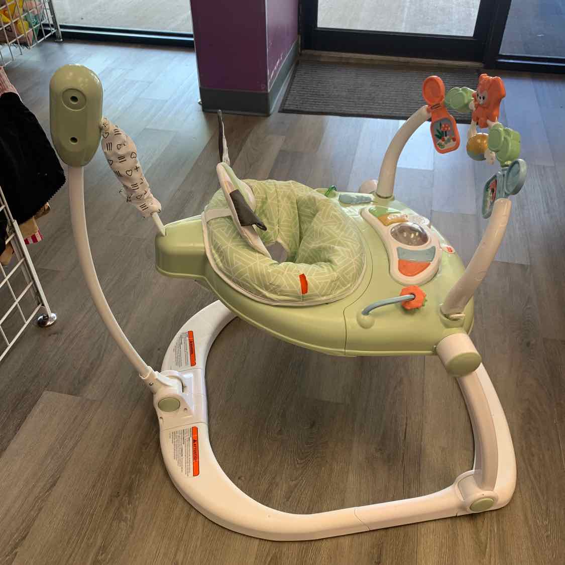 Fisher Price White/Green Jumperoo