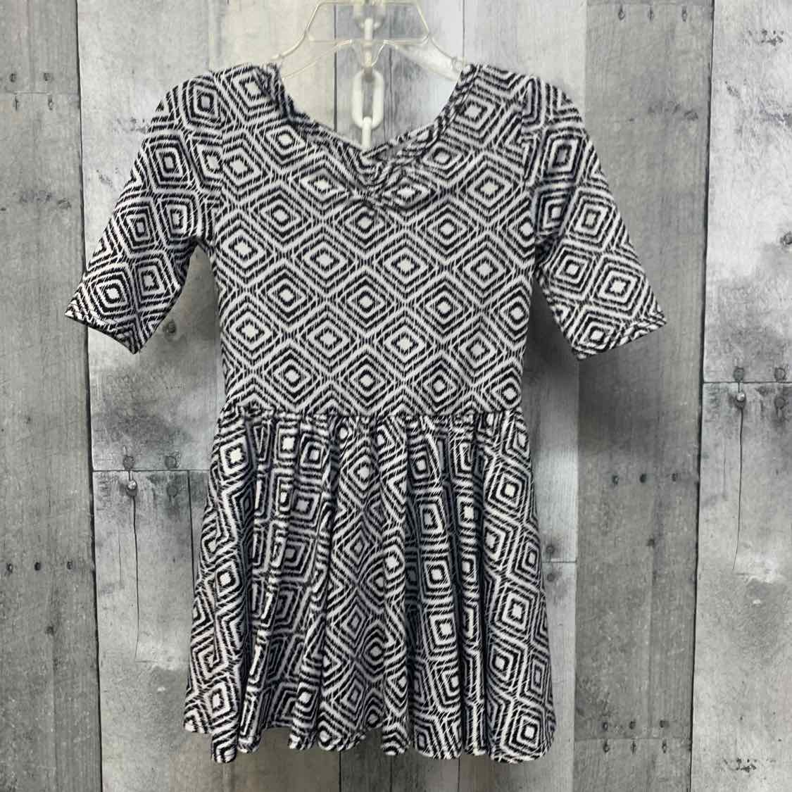 Size 2T Black/White Dot Dot Smile Dress