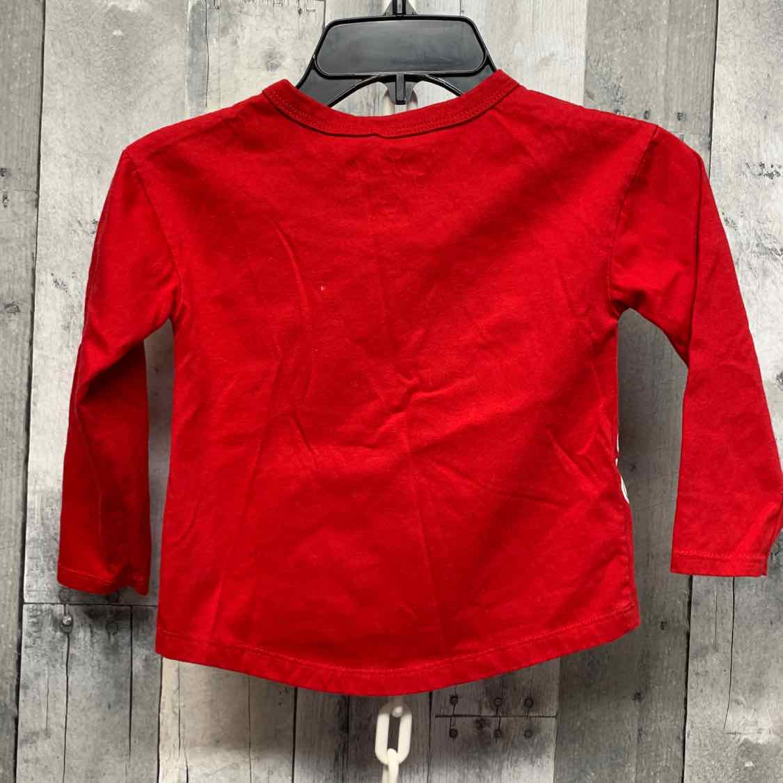 Size 4T Red Disney Long Sleeve Shirt
