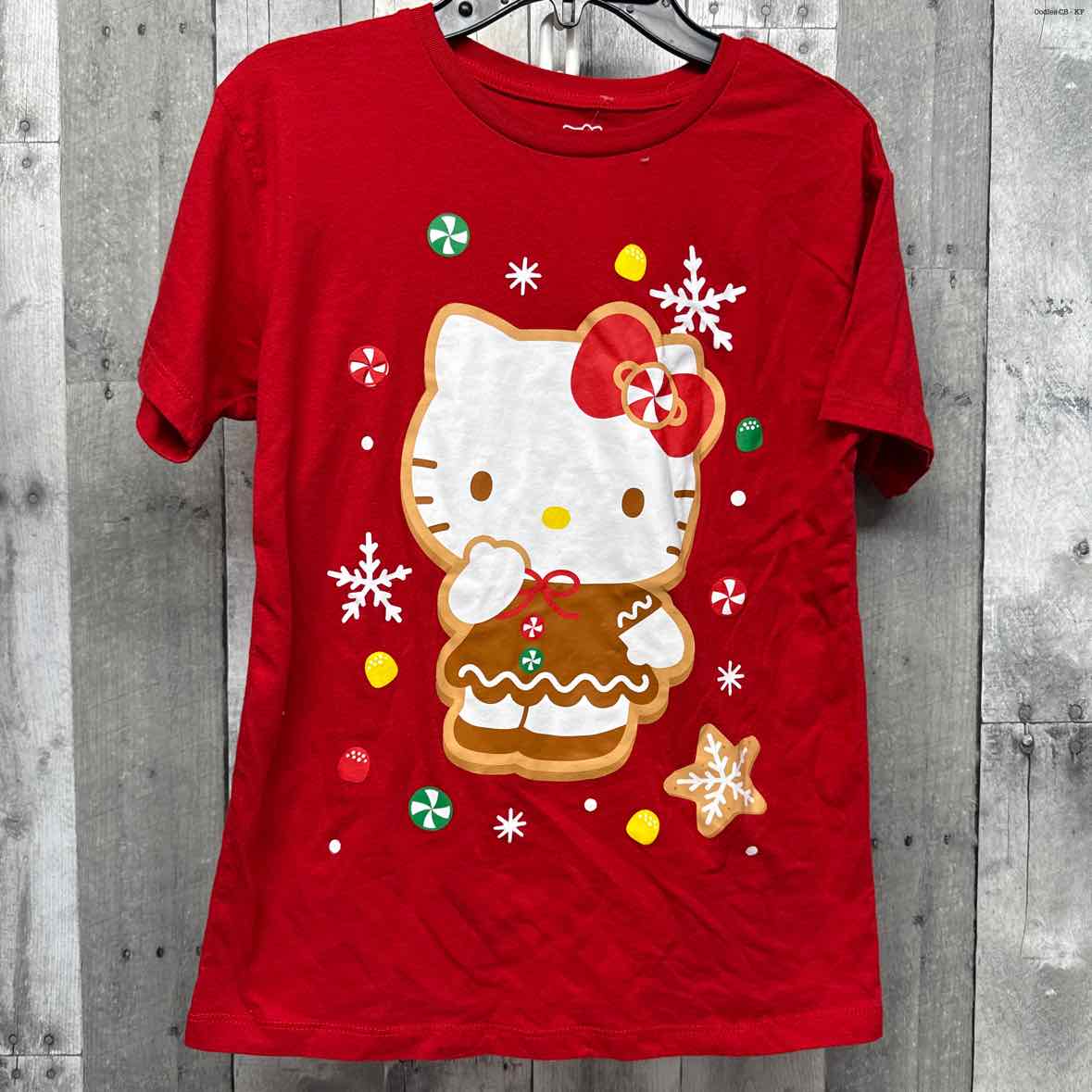Size 10/12 Red Graphic Hello Kitty T Shirt