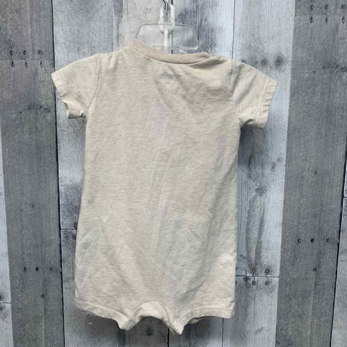 Size 9 Months Tan/Gray Sport Brand Romper