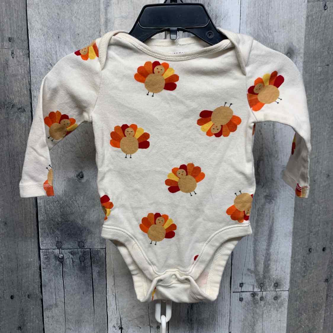 Size 3-6 Months Tan Print Old Navy Bodysuit