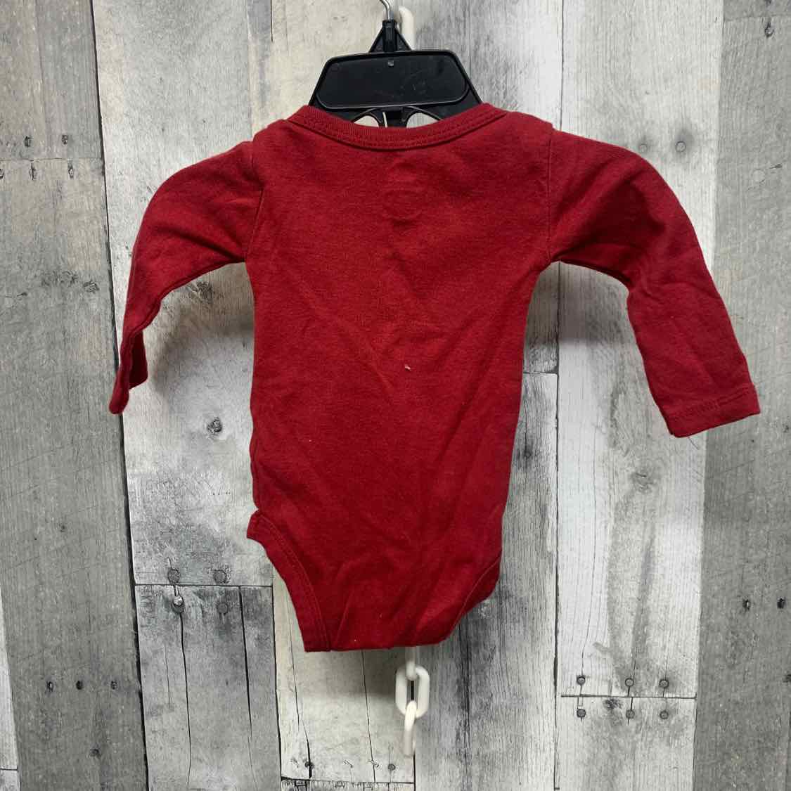 Size 0-3 Months Burgundy Graphic Koala Baby/Kids Bodysuit