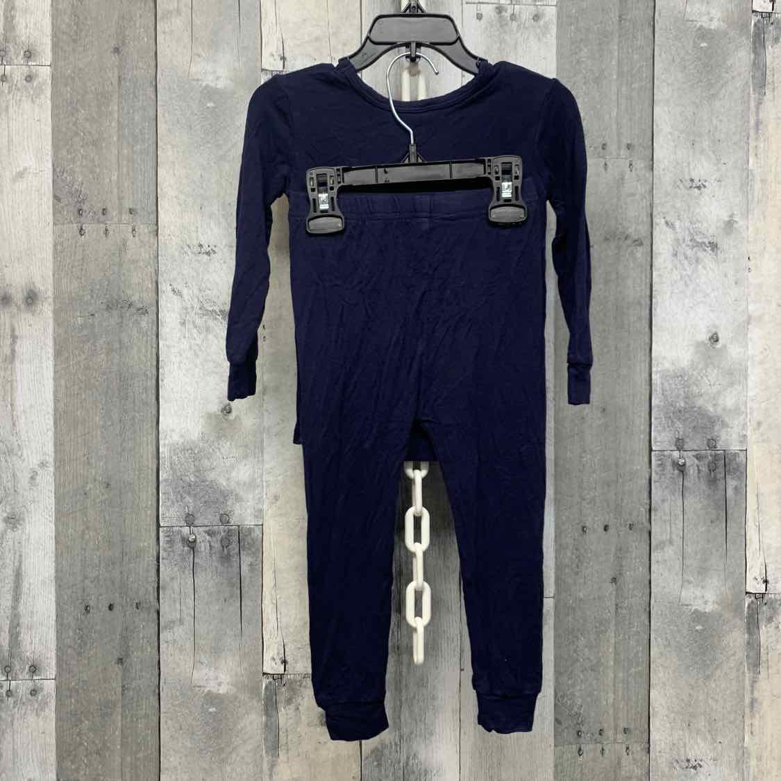 Size 12-18 Months Navy Bamboo Shirt/Leggings
