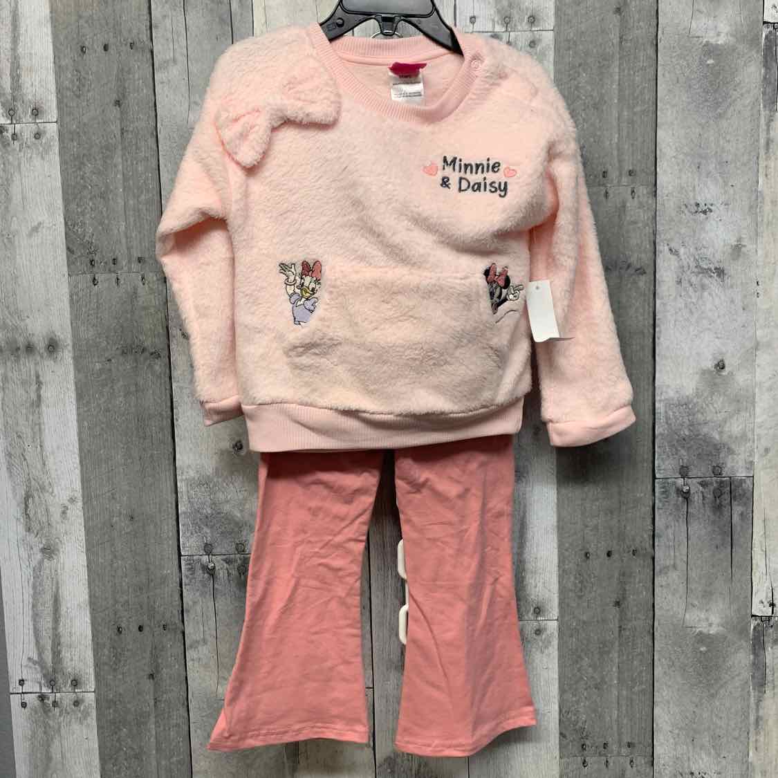 Size 3T Pink Print Disney Jacket/Pants