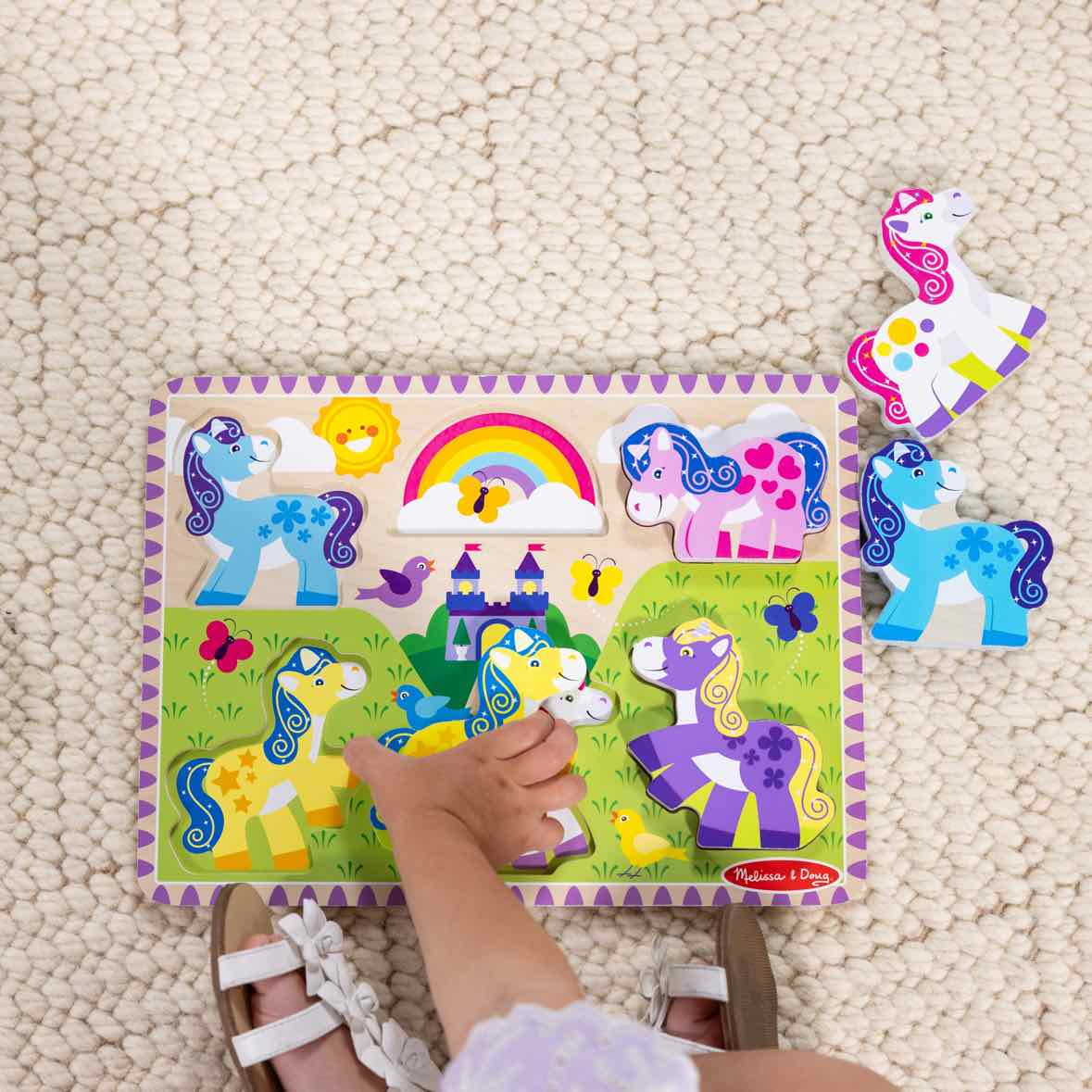 Melissa & Doug Unicorn Chunky Puzzle