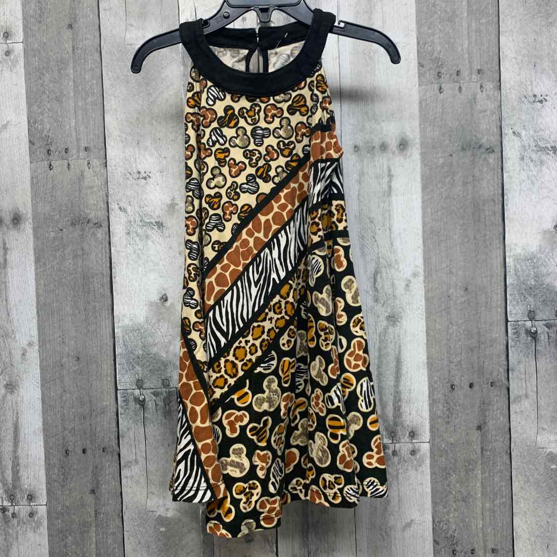 Size XSmall Tan Animal Print Disney Collection Dress