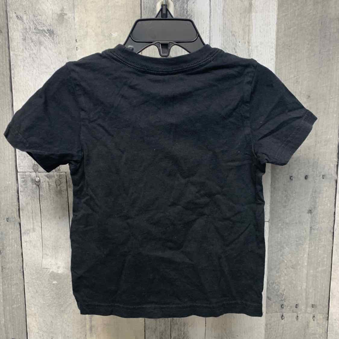 Size 2T Black Graphic Sport Brand T Shirt