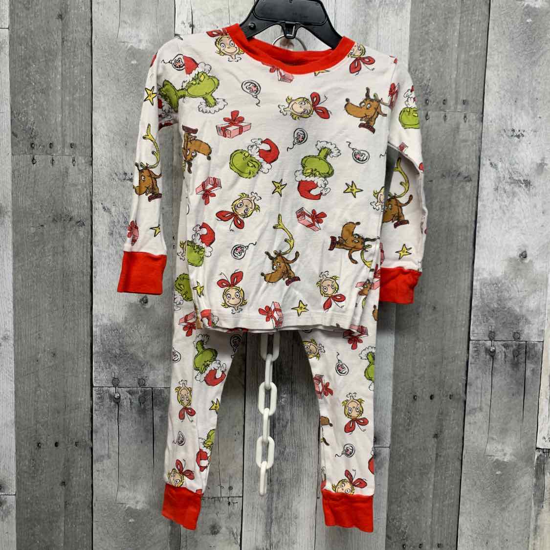 Size 2T Red Dr Seuss 2pc PJs