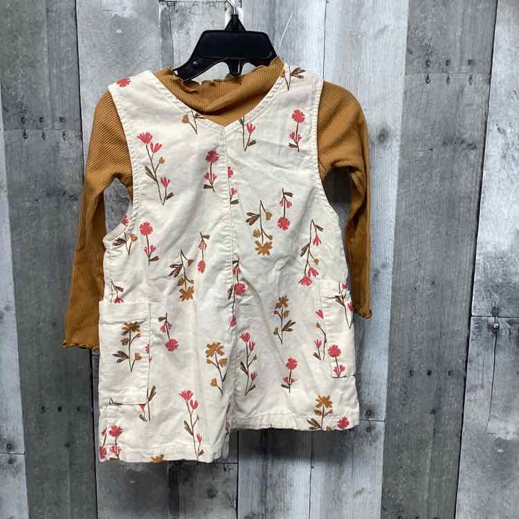 Size 2T Ivory/Yellow Child of Mine Shirt/Jumper