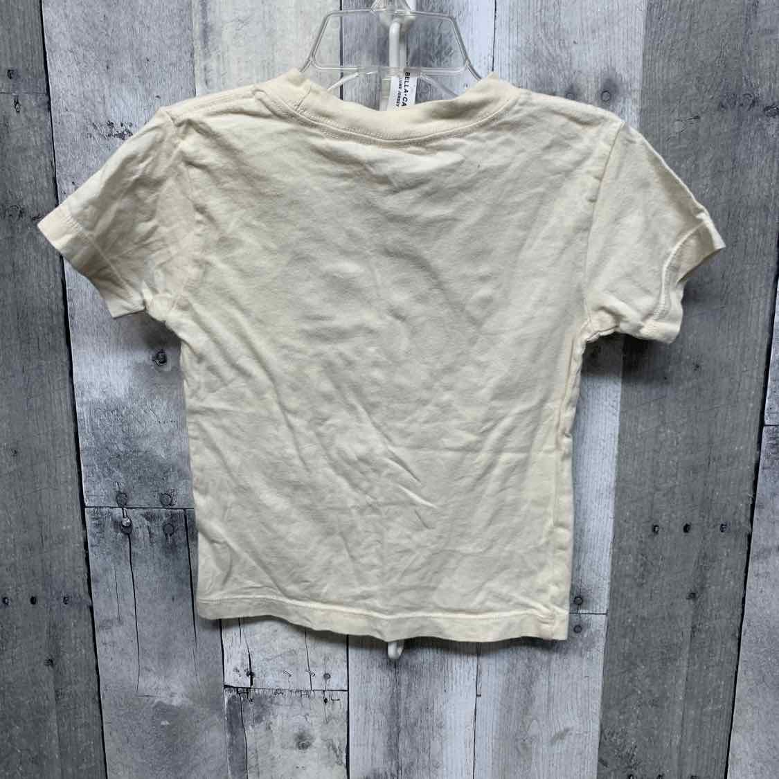 Size 2T Ivory Graphic B Brand T Shirt