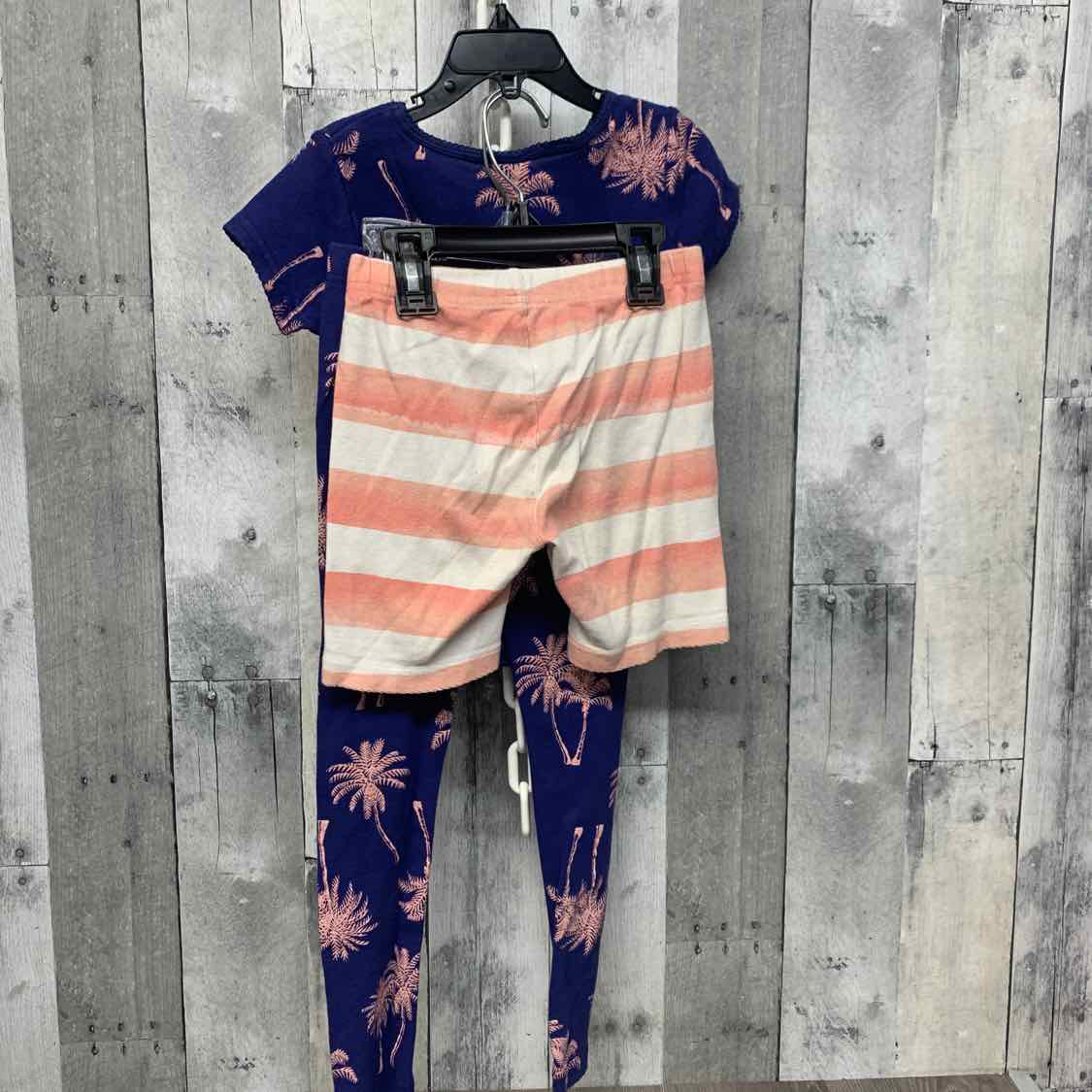 Size 6 Navy/Pink Carter's 3pc PJs
