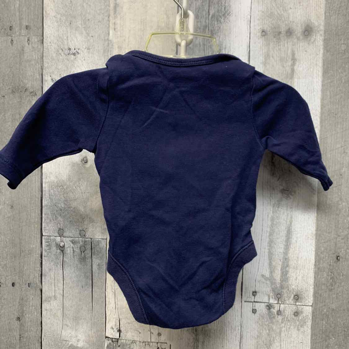 Size 0-3 Months Navy Graphic Old Navy Bodysuit