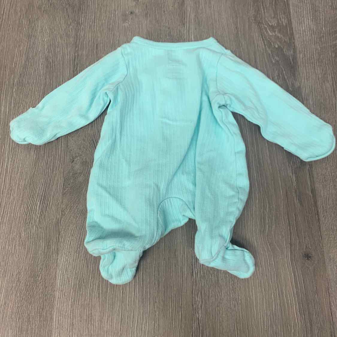 Size Preemie Blue Wonder Nation Footy PJs