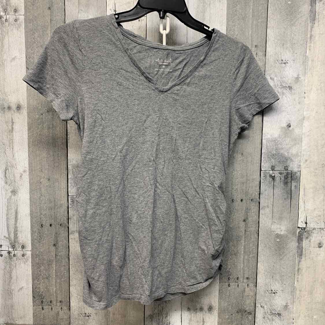 Size M Gray Isabel Maternity T Shirt