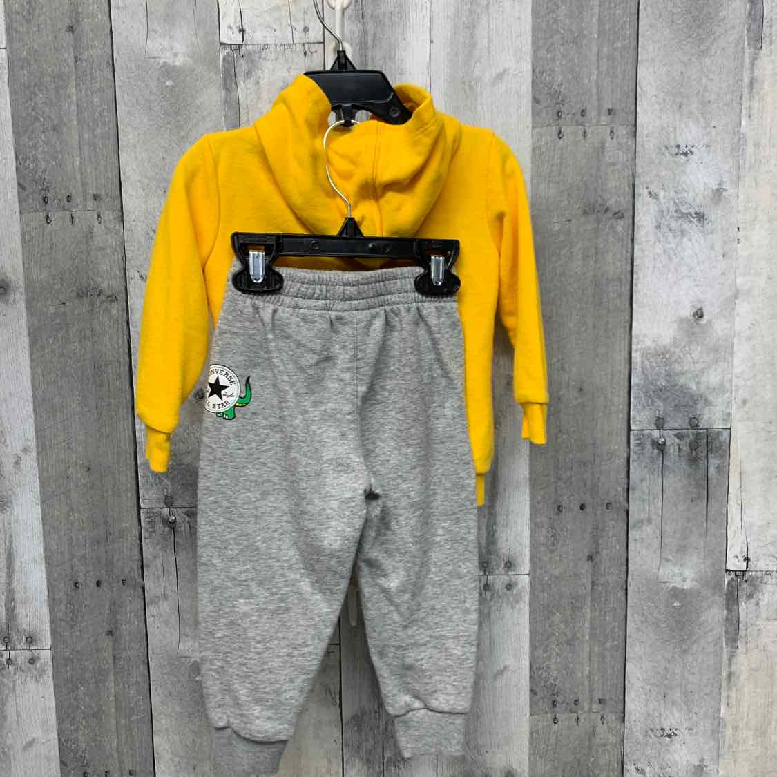 Size 18 Months Yellow/Gray Converse Jacket/Pants