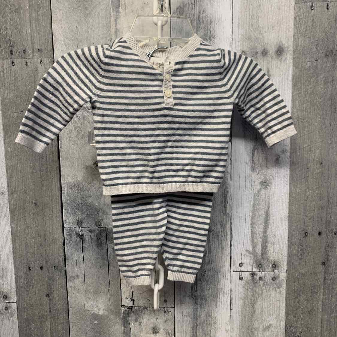 Size Newborn Green Striped Carter's Shirt/Pants