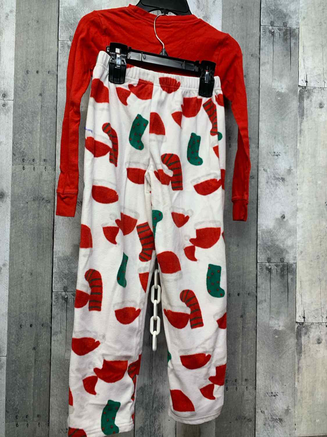 Size 8 Red/White Carter's 2pc PJs