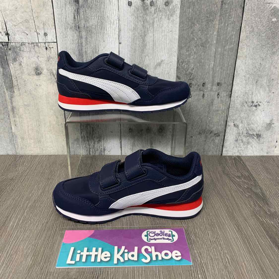 Size 1 Navy/Red Puma Sneakers