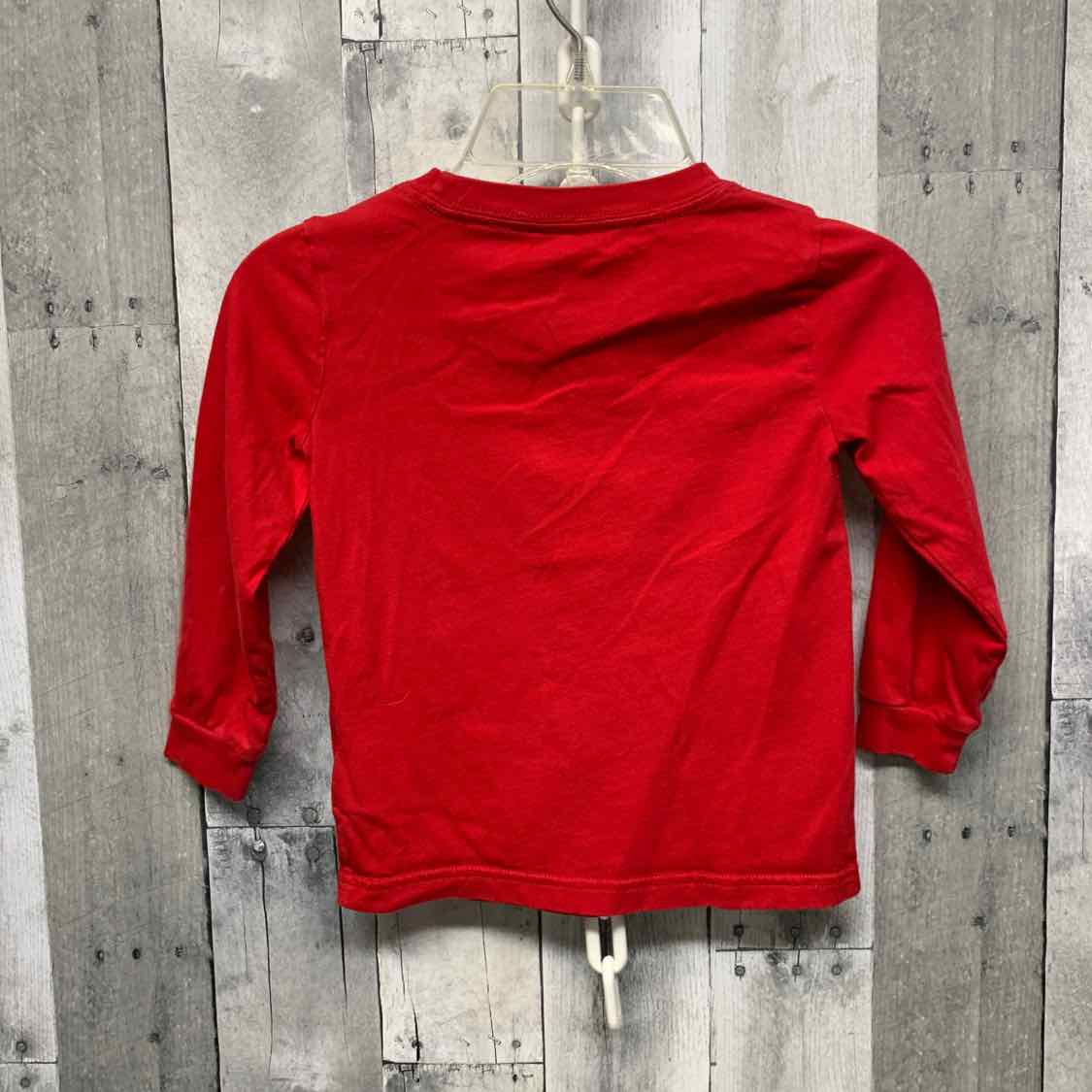 Size 4T Red Graphic Simple Joys Long Sleeve Shirt
