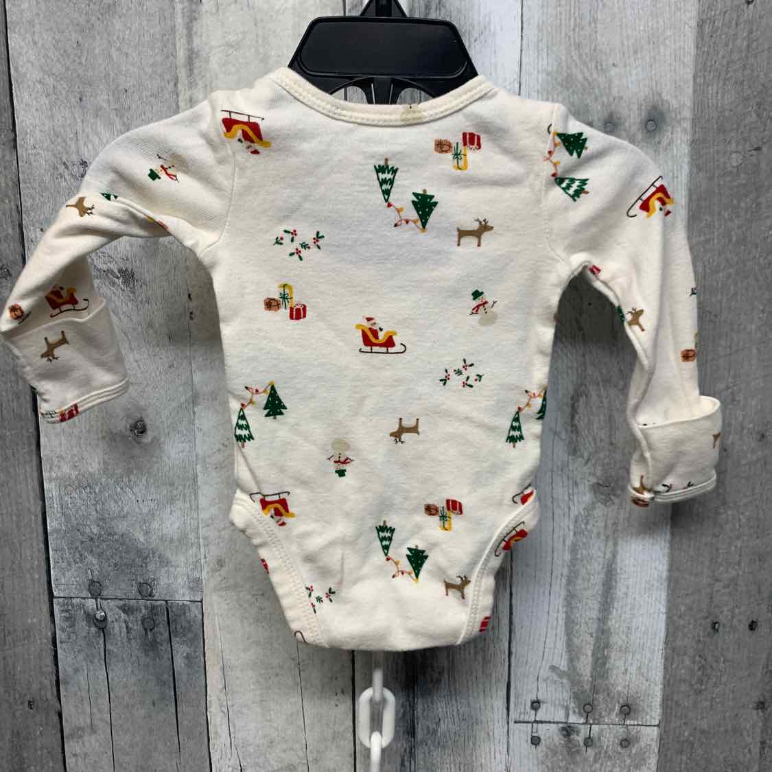 Size Newborn Tan Print Carter's Bodysuit