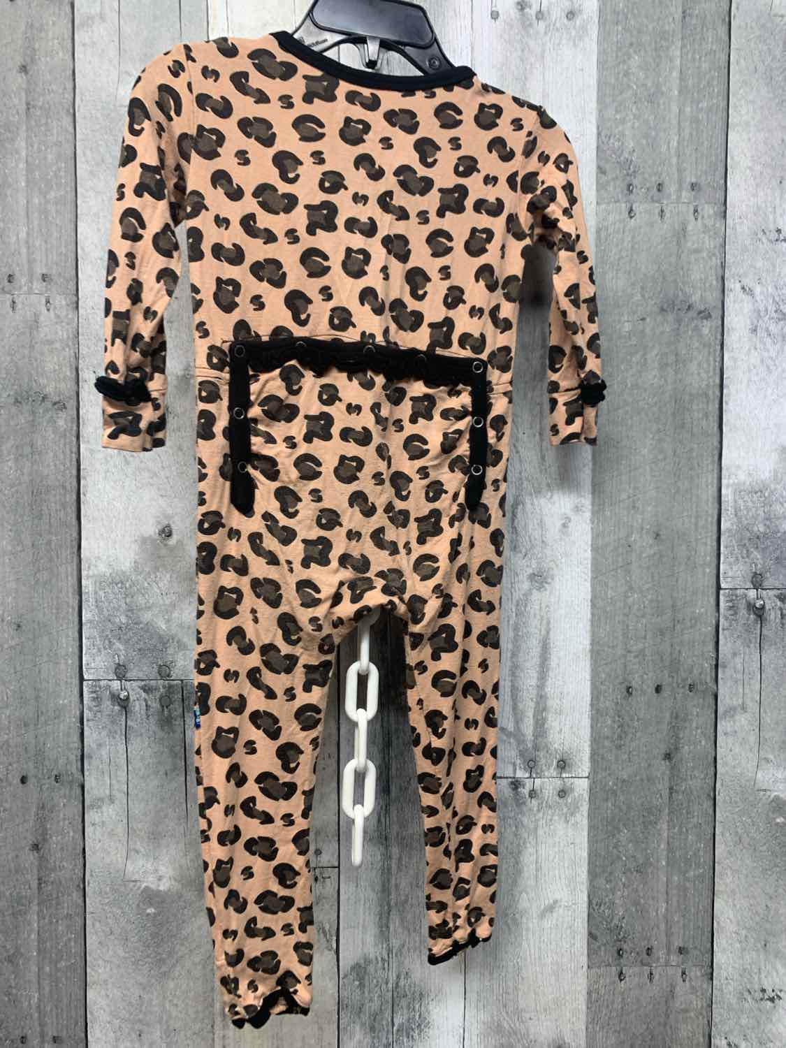 Size 18-24 Months Tan Print Name Brand Footy PJs
