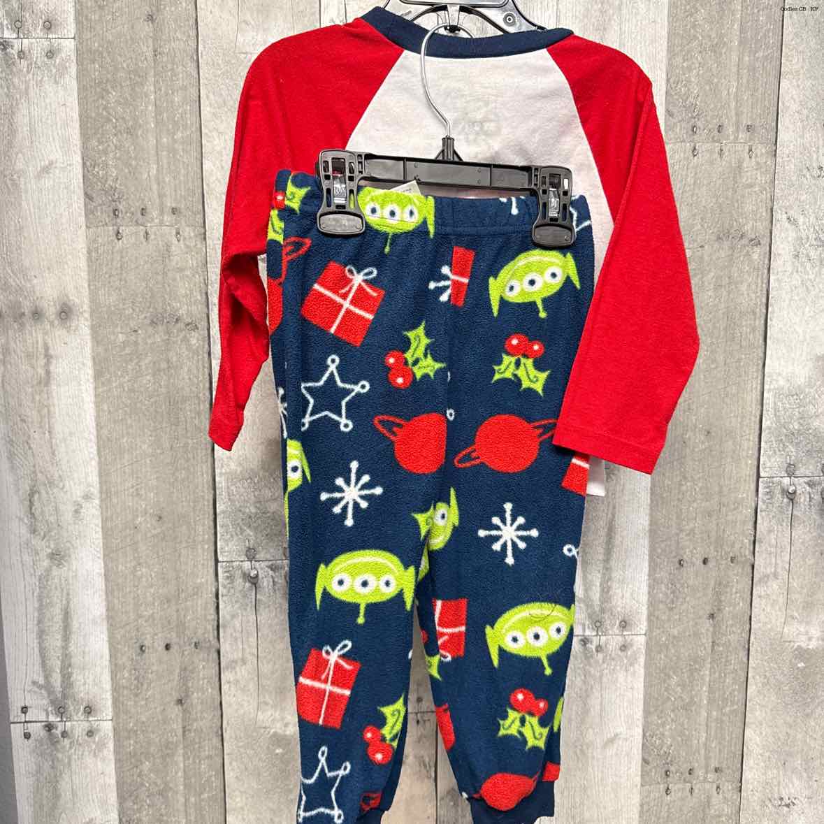 Size 3T Red/Navy Toy Story 2pc PJs