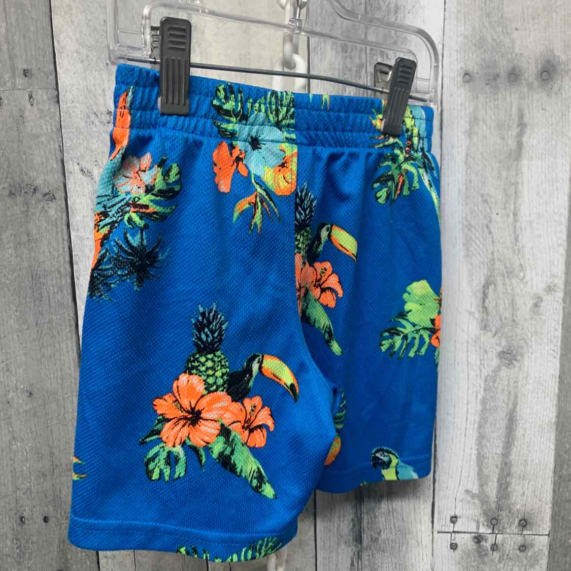 Size 4T Blue Graphic Hurley Shorts - Athletic