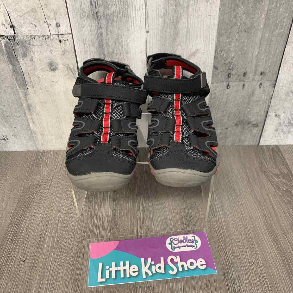 Size 12 Black/Red Cat & Jack Sandals