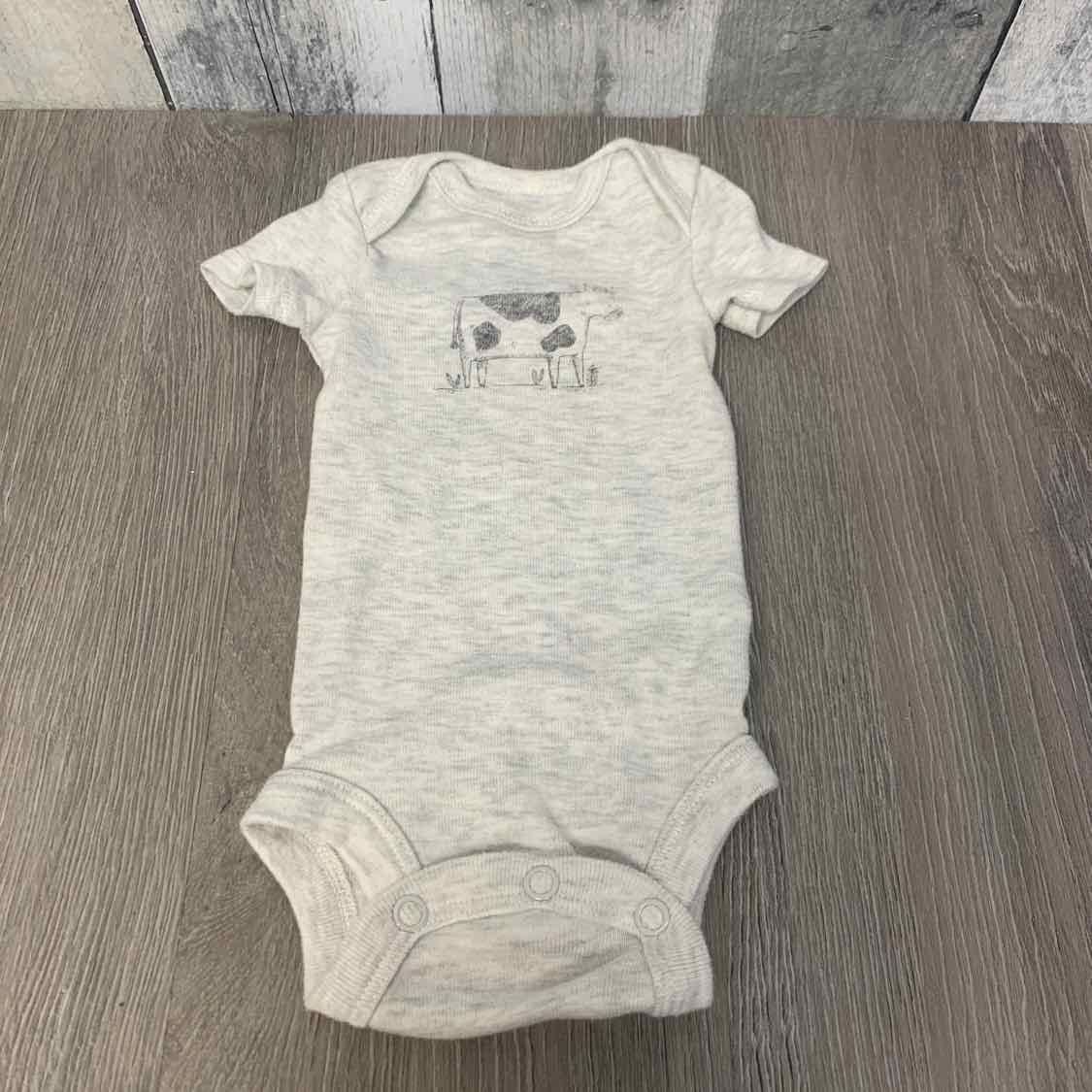 Size Preemie Gray Carter's Bodysuit