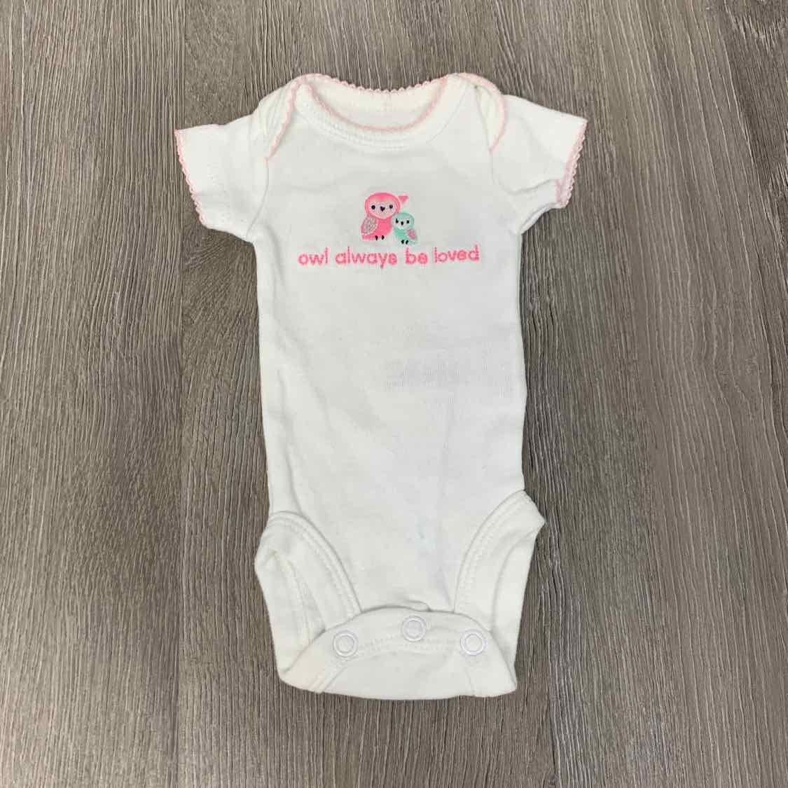 Size Preemie White Just One You Bodysuit