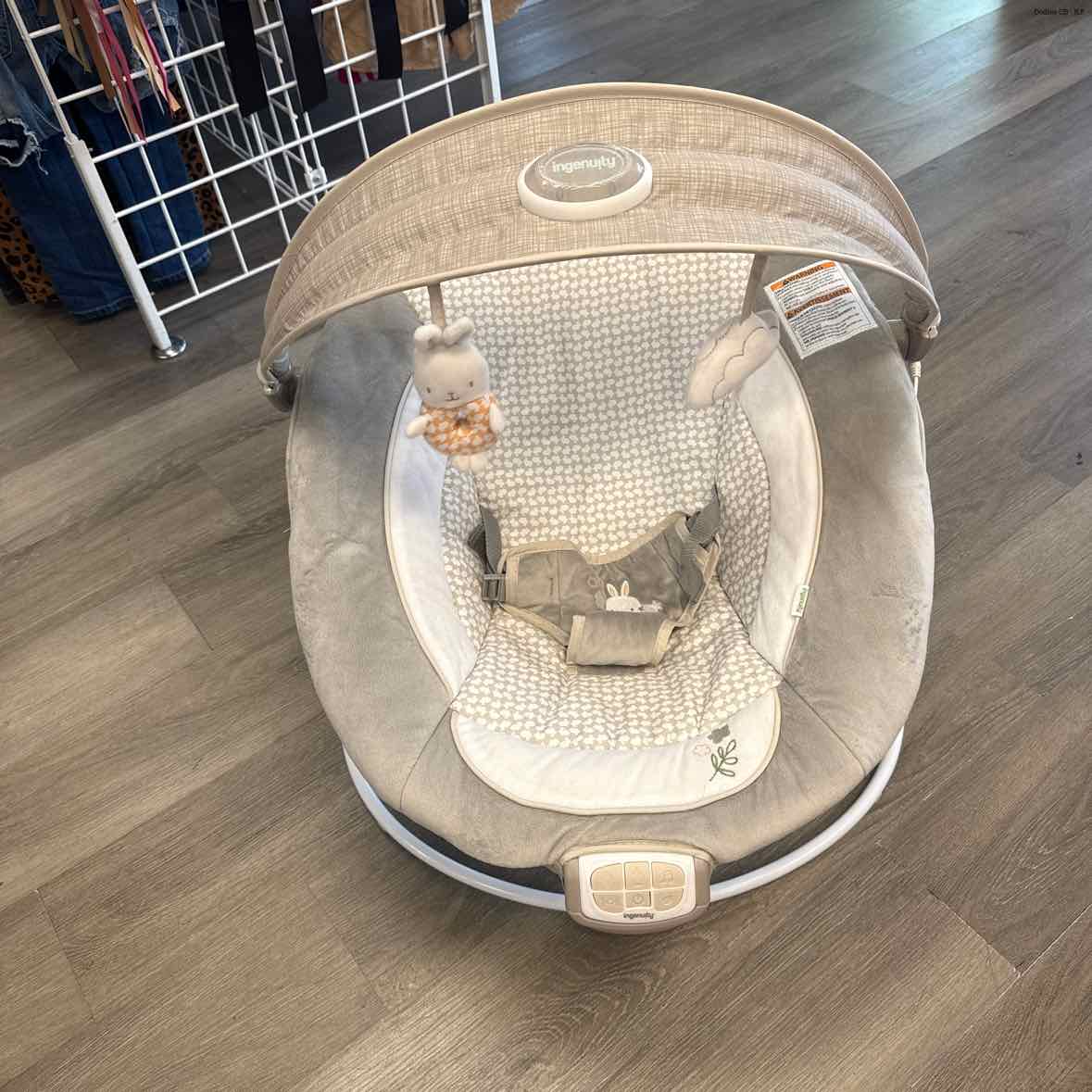 Ingenuity Tan bunny Bouncer