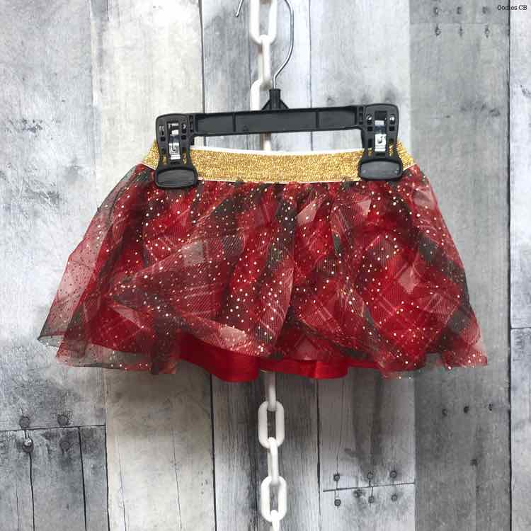 Size 3-6 Months Red/Gold Holiday Brands Skirt