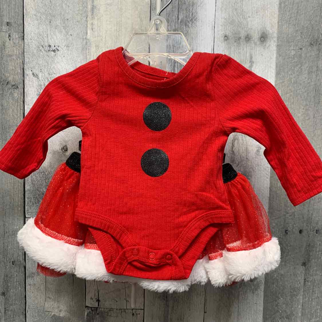 Size 3 Months Red Graphic Baby Essentials Shirt/Skirt